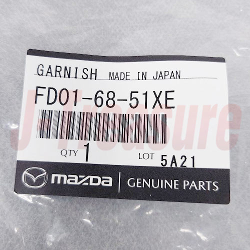 MAZDA RX-7 FD3S 93-95 Genuine Inner Sail Garnish Corner Trim RH FD01-68-51XE OEM