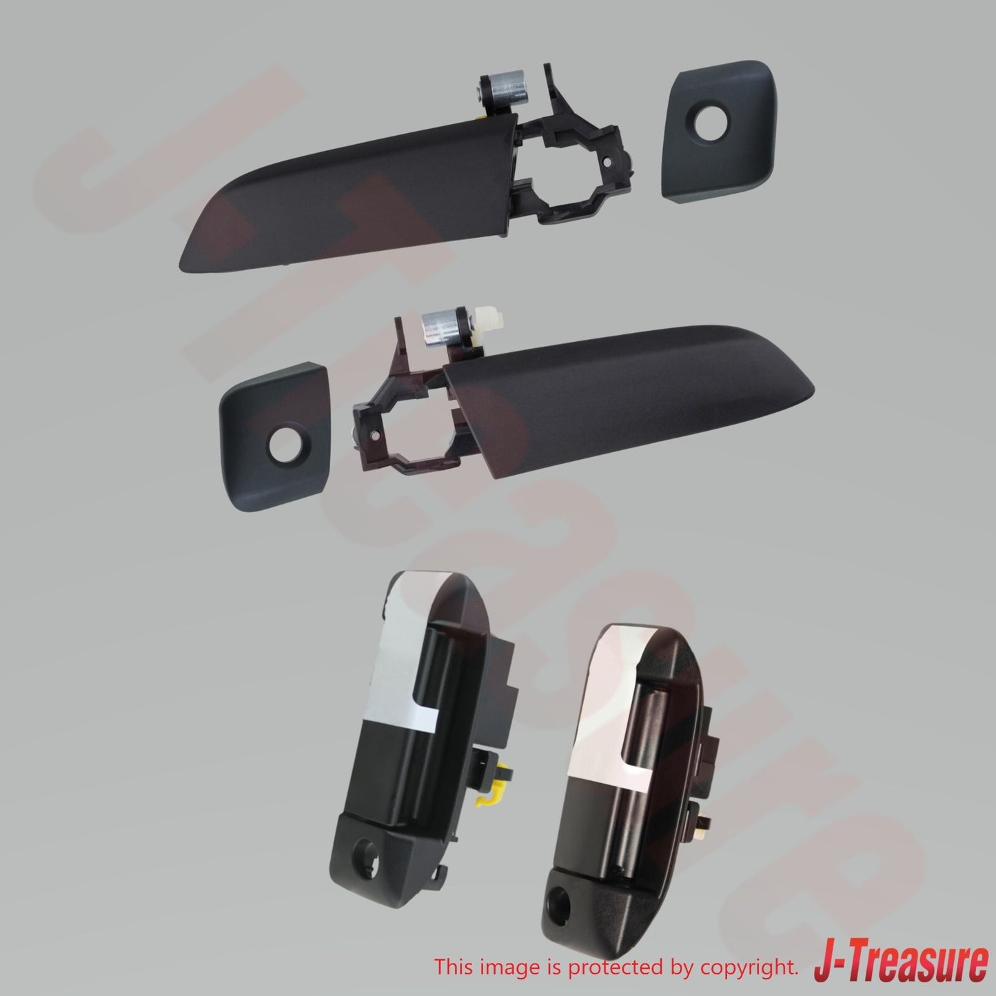 TOYOTA HIACE KDH220 06-13 Genuine Fr/Rr Door Outside Handle & Cover RH & LH set