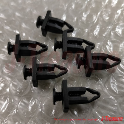 NISSAN FAIRLADY Z 300ZX Z32 Genuine Cowl Top Grill Clip 66814-01A00 6pcs Set OEM