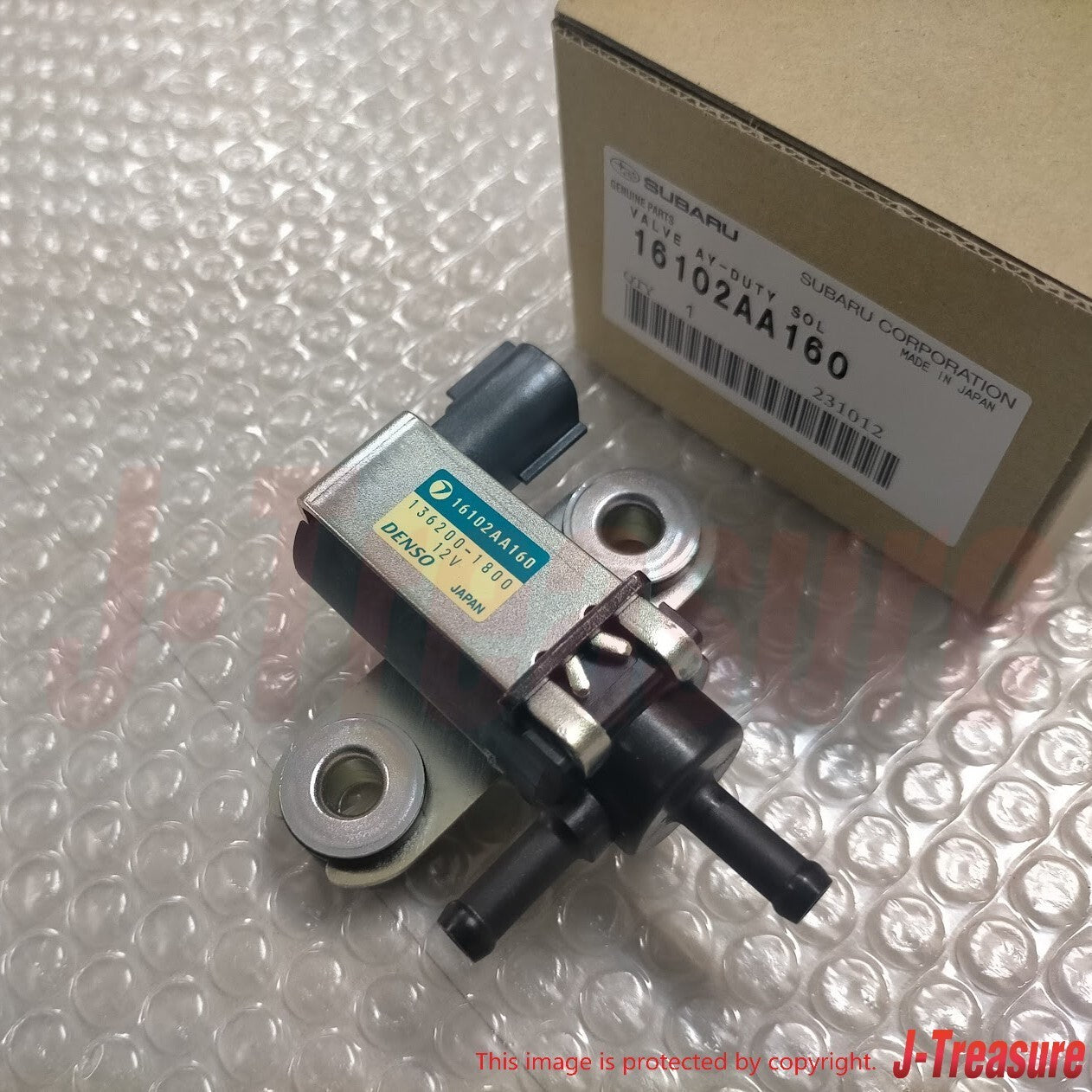 SUBARU IMPREZA WRX GC8 2002-2003 Genuine Duty Solenoid Valve Assy 16102AA160 OEM