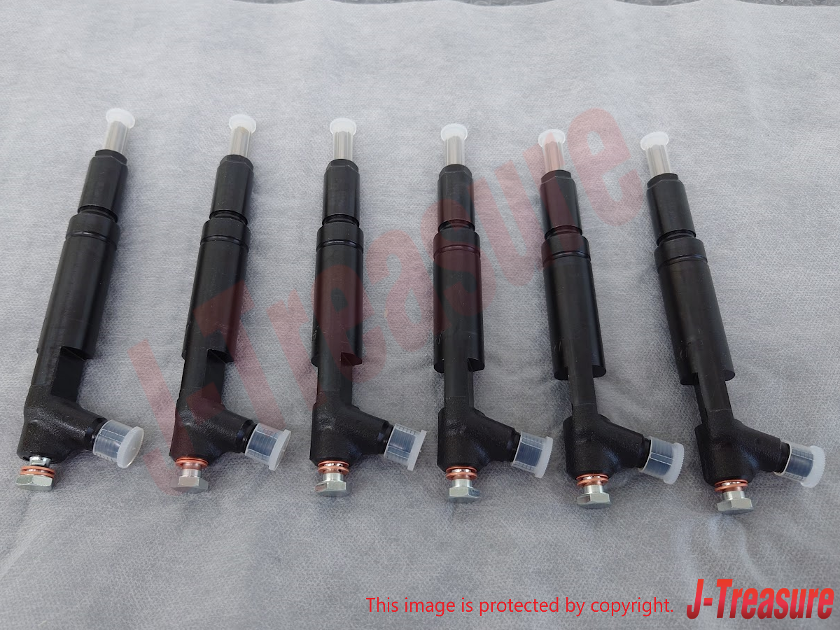 TOYOTA LAND CRUISER COASTER Genuine Fuel Injector Nozzle x6 Set 23600-17032 OEM
