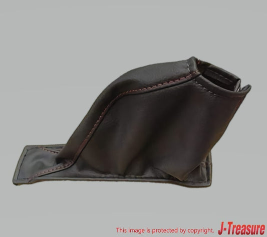 NISSAN GT-R R35 NISMO Genuine Hand Side Brake Cover Boot Red Stitch Leather OEM