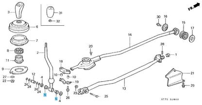 HONDA ACURA INTEGRA DC2 86-89 94-01 Genuine Rear Joint Bush 54107-SA0-010 x2 Set