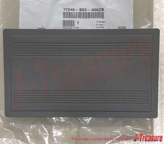 HONDA CIVIC Genuine Double Din Radio Block Off Delete Plate 77240-S0X-A00ZB OEM