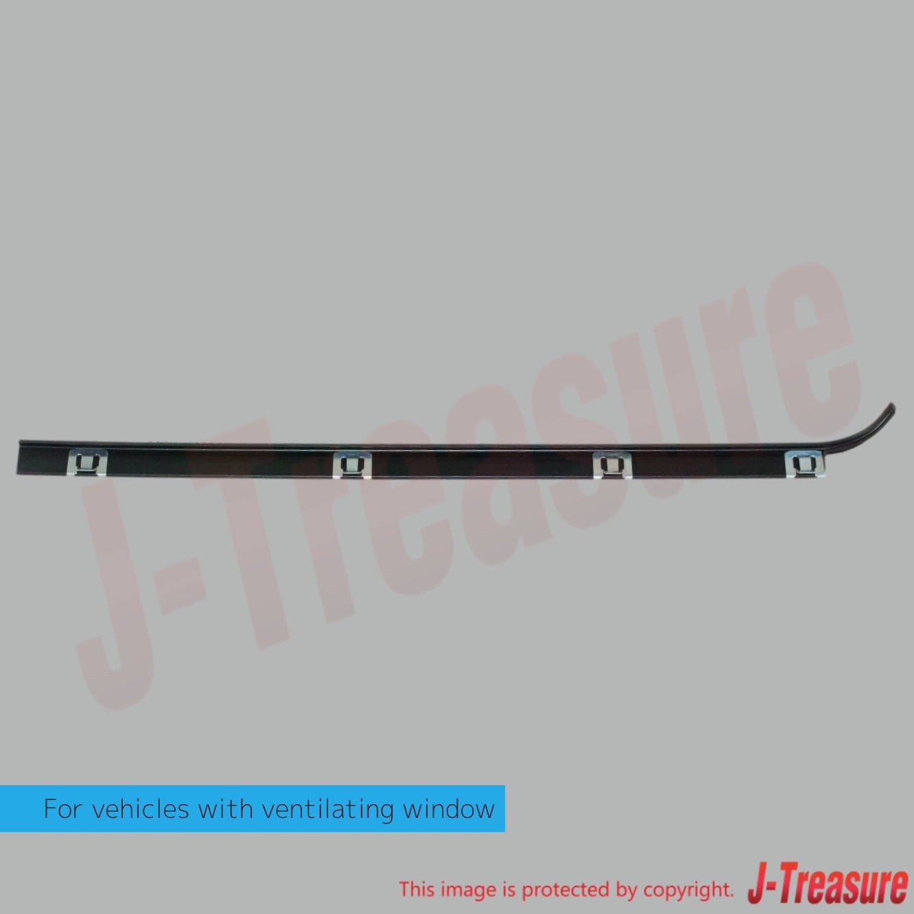 TOYOTA LAND CRUISER FJ40 '81-83 Genuine Fr/Door Glass Weatherstrip Outer LH W/VW
