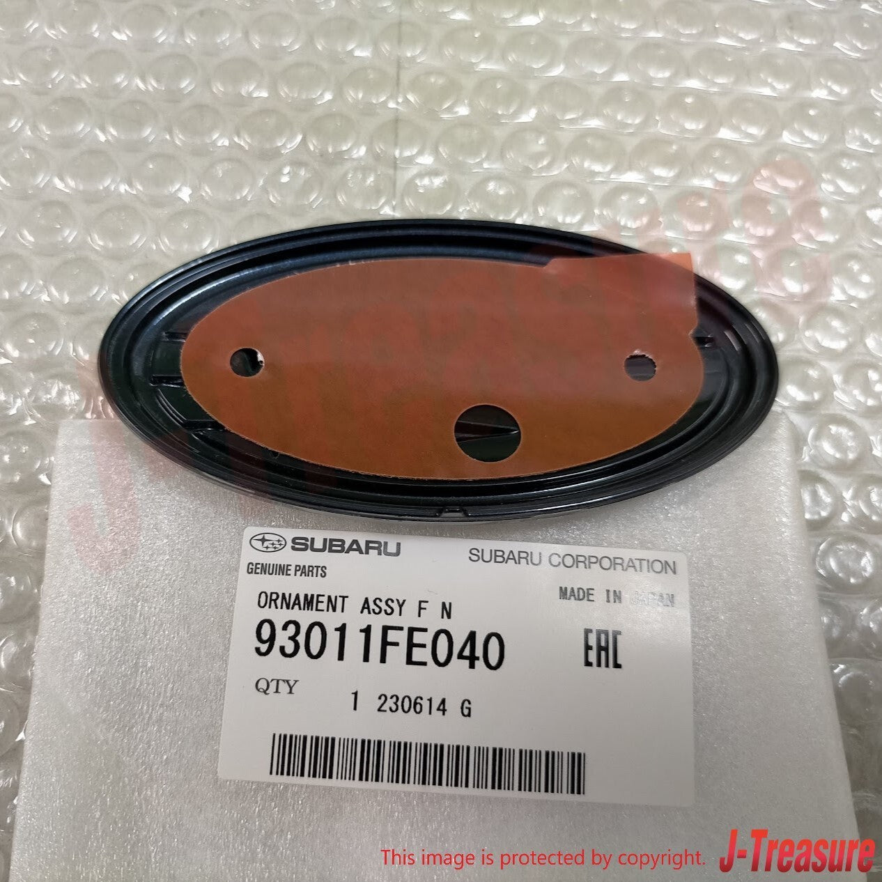 SUBARU IMPREZA WRX STI GD# 03-05 Genuine Subaru Oval Front & Rear Emblem Set OEM