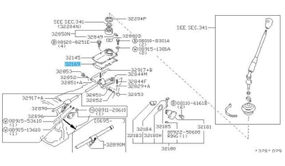 NISSAN 240SX S14 1994-1998 Genuine Shifter Housing Gasket 32516-03U11 OEM
