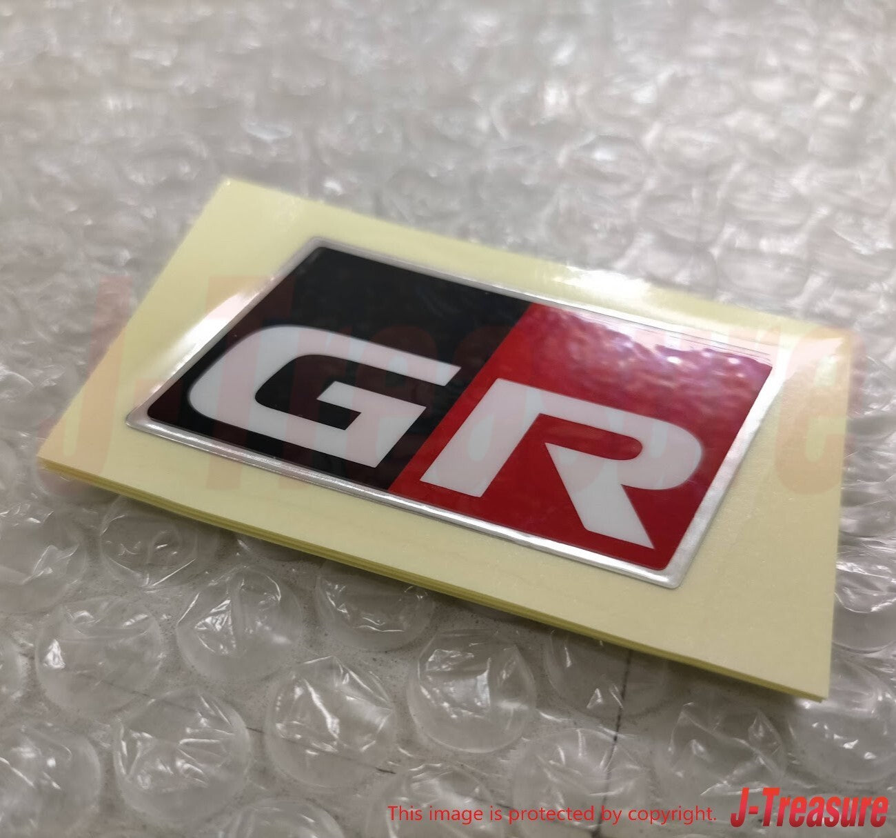 TOYOTA GR SPORT Genuine GR Logo Discharge Tape 50mm x 25mm Set of 4 MS373-00002