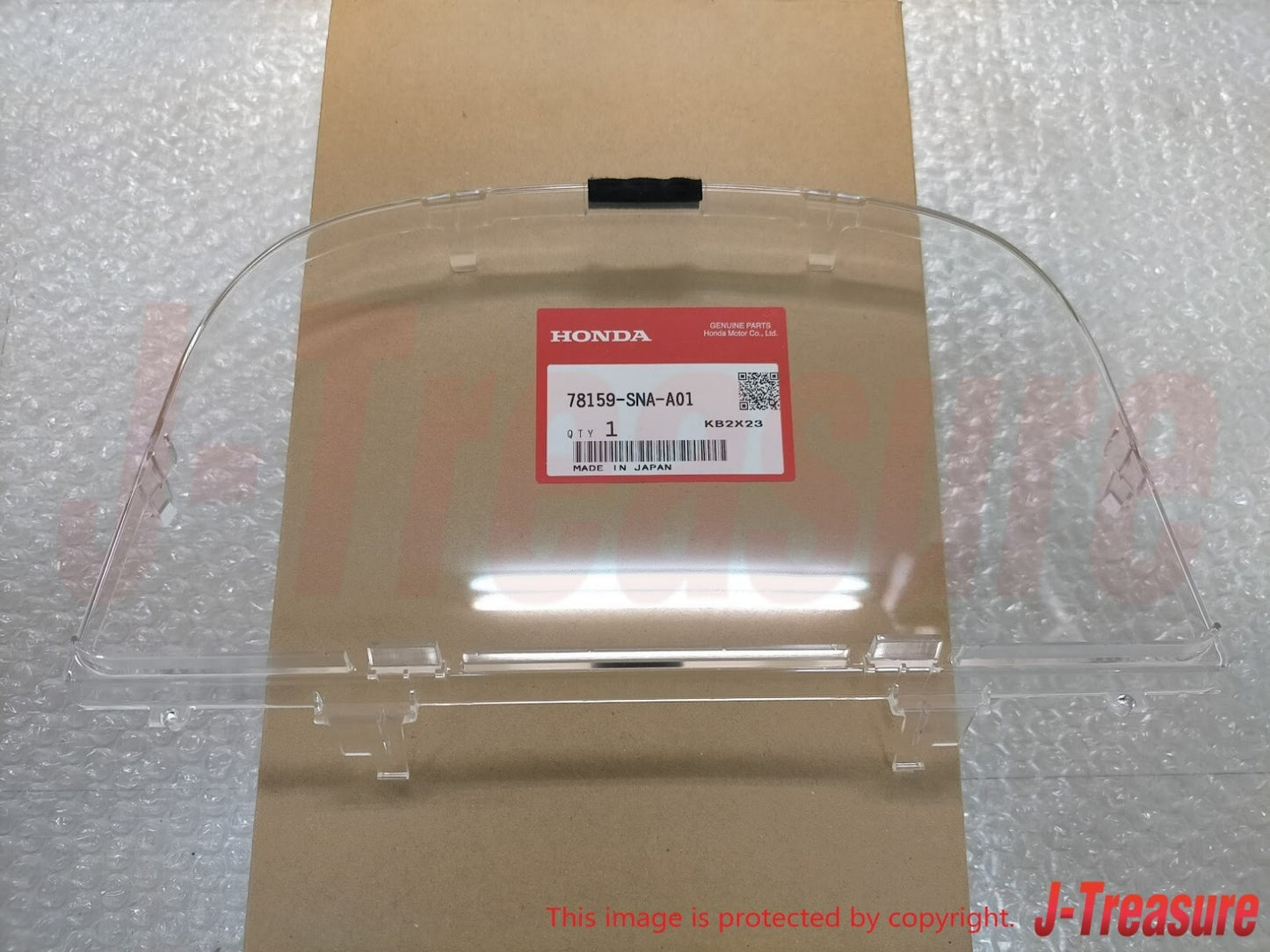 HONDA CIVIC FD1 FD2 TYPE-R Genuine Speedometer Cluster Lens 78159-SNA-A01 OEM