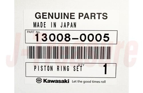 KAWASAKI NINJA ZX-10R ZX1000 04-10 Genuine Piston Ring Set 13008-0005 OEM