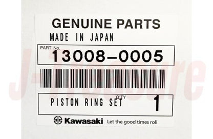 KAWASAKI NINJA ZX-10R ZX1000 04-10 Genuine Piston Ring Set 13008-0005 OEM