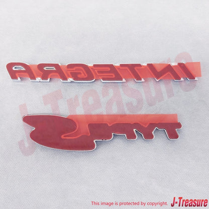 HONDA INTEGRA DC5 2001-2007 Genuine Rear Emblem "INTEGRA" & "TYPE S" Set OEM JDM