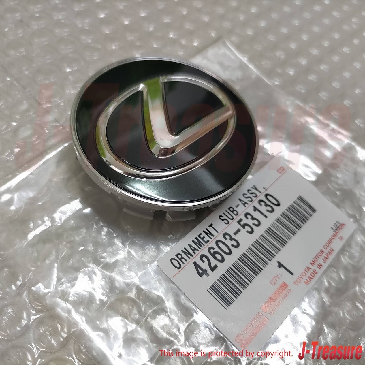 TOYOTA Genuine LEXUS Wheel Center Cap Type B 60mm 42603-53130 x4 Set OEM