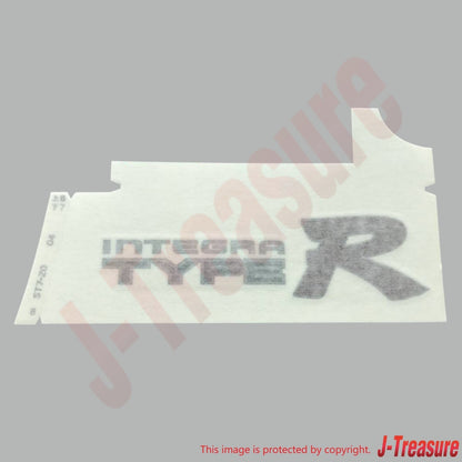 HONDA INTEGRA DC2 Genuine Rear Decal Sticker "TYPE R" Black 75717-ST7-Z01ZA OEM