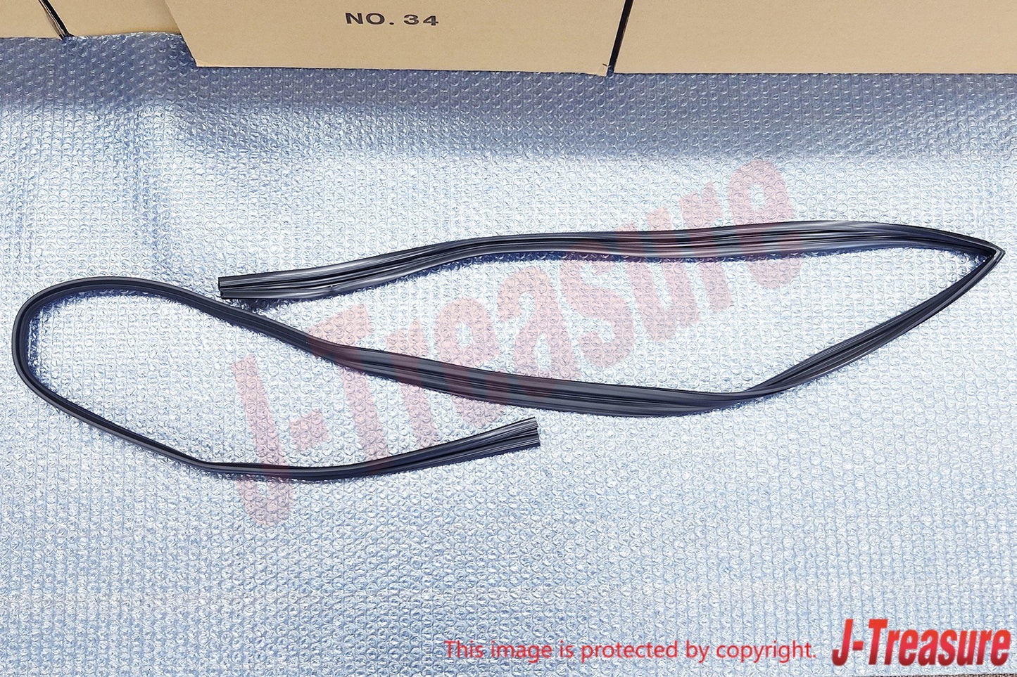 TOYOTA 4RUNNER 85-89 Genuine Front Door Glass Run Channel No Vent 6814189107 OEM