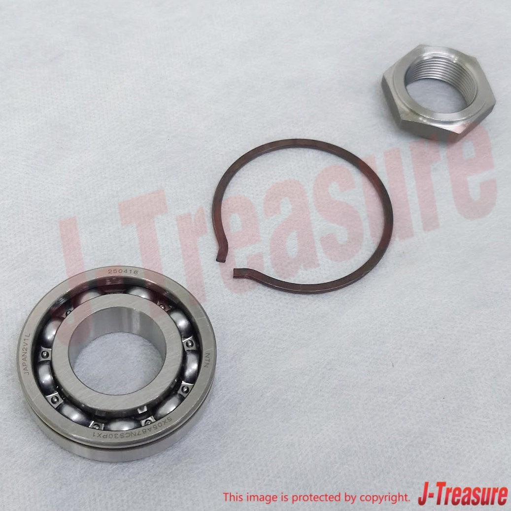 HONDA ACURA INTEGRA DC2 92-01 Genuine Ball Bearing & Snap Ring & Nut Set OEM