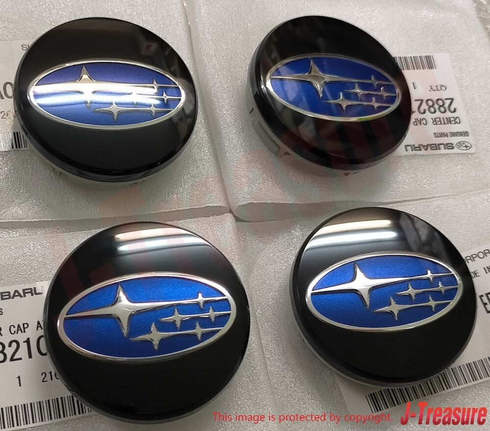 SUBARU BRZ ZC6 13-20 Genuine Wheel Center Cap 49mm Blue 4pcs Set 28821CA011 OEM