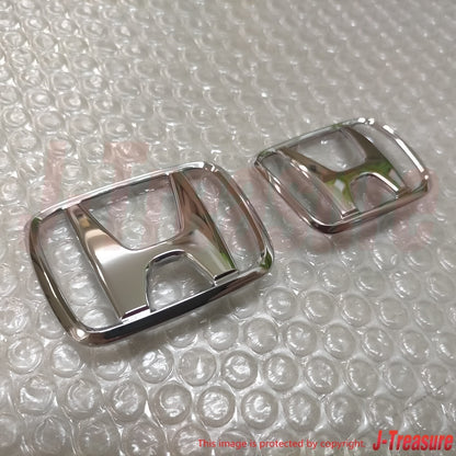 HONDA CIVIC SiR EG6 EG4 1992-1995 3 Door Genuine Front & Rear "H" Emblem Set OEM