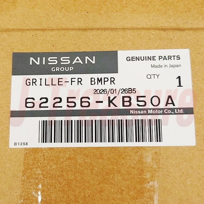 NISSAN GT-R R35 2011-2016 Genuine Front Bumper Upper Grille 62256-KB50A OEM