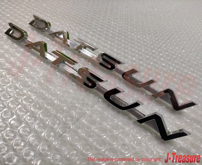 NISSAN DUTSUN 510 Genuine Front Fender Emblem RH & LH Set 63806-21300 x2 OEM
