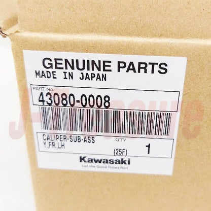 KAWASAKI KX85 05-18 Genuine Front Brake Caliper Sub Assy LH 43080-0008 OEM