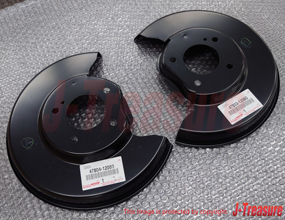 TOYOTA COROLLA AE101 Genuine Rear Disc Brake Dust Cover RH & LH set OEM
