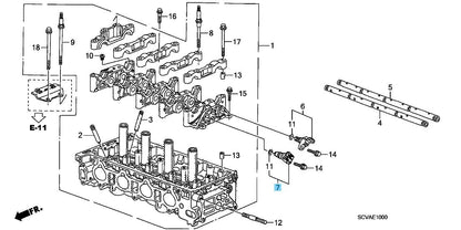 HONDA CR-V RE3 RE4 07-09 Genuine Camshaft Position Sensor Assy 37510-RAA-A01 OEM