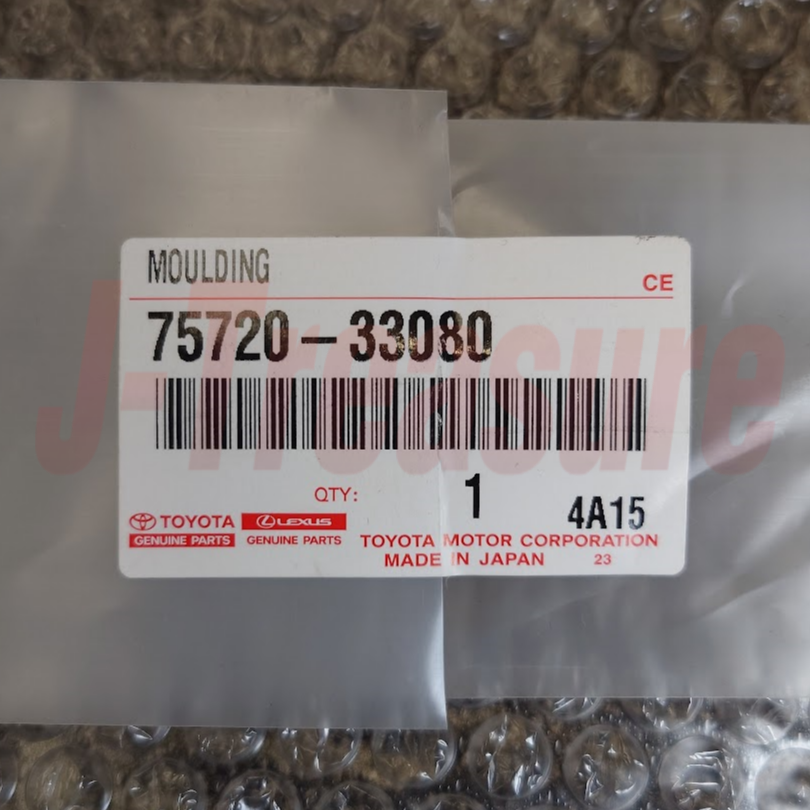 TOYOTA CAMRY ACV30 02-06 Genuine Fr/Door Belt Moulding Assy LH 75720-33080 OEM