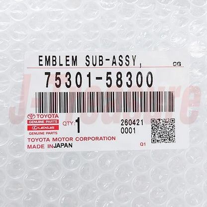 TOYOTA VELLFIRE AGH30 '15-18 Genuine Radiator Grille Emblem 75301-58300 OEM