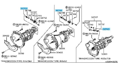 NISSAN VANETTE C120 78-80 82-87 Genuine Speedometer Pinion