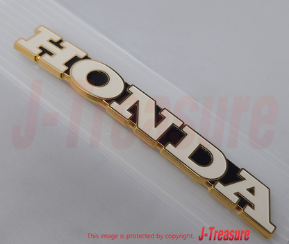 HONDA CB750 CB550 CB500 Genuine Fuel Tank Emblem "HONDA" Right & Left Set OEM