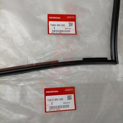 HONDA CIVIC EG 3D 92-95 Genuine Rear Quarter Glass Window Molding Seal  Set OEM