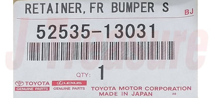 TOYOTA COROLLA VERSO ZZE122 Genuine Front Bumper Side Retainer RH 52535-13031