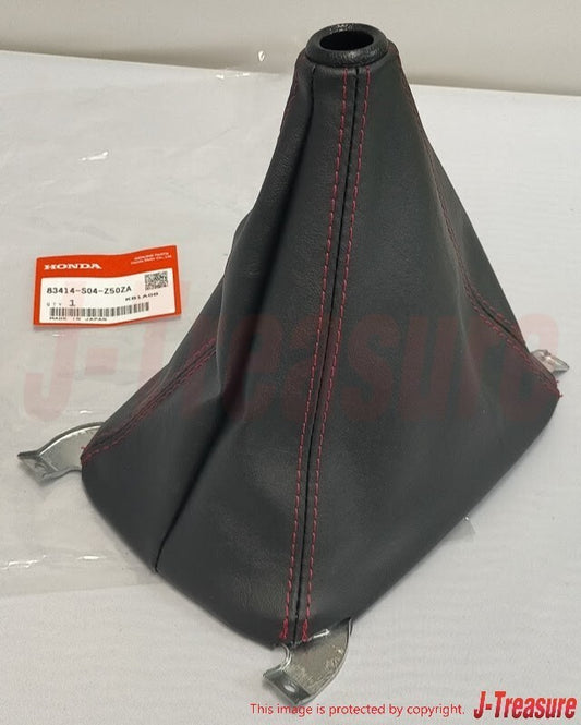 HONDA CIVIC TYPE-R EK9 96-00 Genuine Red Stitch Shift Boot 83414-S04-Z50ZA OEM