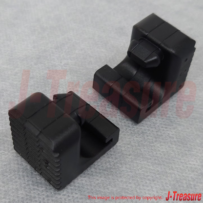 HONDA ODYSSEY 99-10 Genuine Slide Door Upper Rail Stopper 72557-S0X-A00 x2 Set