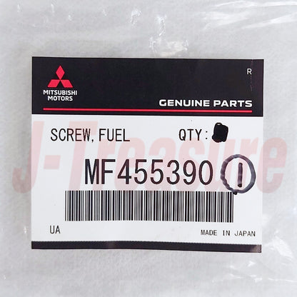MITSUBISHI Genuine RALLIART Front Grill Emblem & Screw Set 7450A301 MF455390 OEM