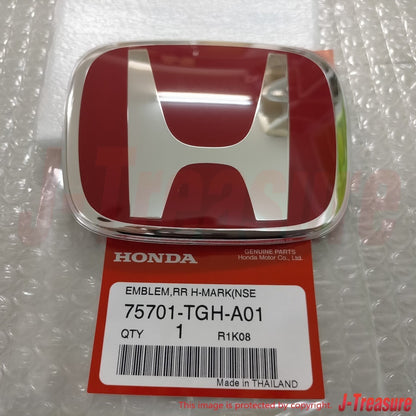 HONDA CIVIC TYPE-R FK8 2017-2019 Genuine Front & Rear Red "H" Emblem Set OEM