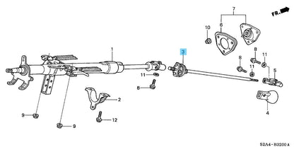 HONDA S2000 2000-2009 AP1 AP2 Genuine Steering Shaft 53319-S2A-A02 OEM LHD