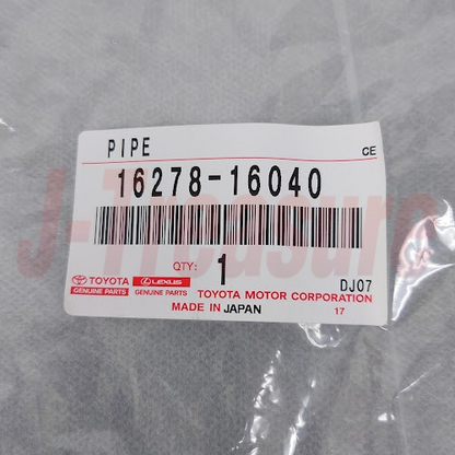 TOYOTA LEVIN TRUENO AE86 Genuine Water Pipe Heater Metal Tube 16278-16040 OEM