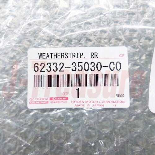 TOYOTA 4RUNNER GRN280 10-22 Genuine Rr/Door Opening Trim Weatherstrip LH OEM