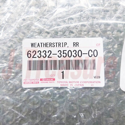 TOYOTA 4RUNNER GRN280 10-22 Genuine Rr/Door Opening Trim Weatherstrip LH OEM