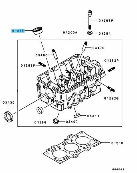 MITSUBISHI OUTLANDER CU2W 03-06 Genuine Spark Plug Tube Seal MD198128 x4 set OEM