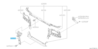 NISSAN SKYLINE GT-R R34 BNR34 Genuine Hood Bonnet Latch Catch Stay 62550-AA400