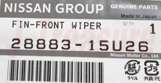 NISSAN SKYLINE GT-R BNR34 Genuine Front Wiper Blade RH & LH Set(RH Has Fins)