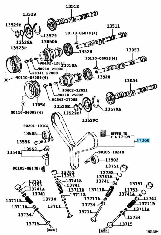 TOYOTA LEXUS 1UZ-FE(4.0L) 2UZ-FE(4.7L) 3UZ-FE(4.3L) Genuine Engine Timing Belt