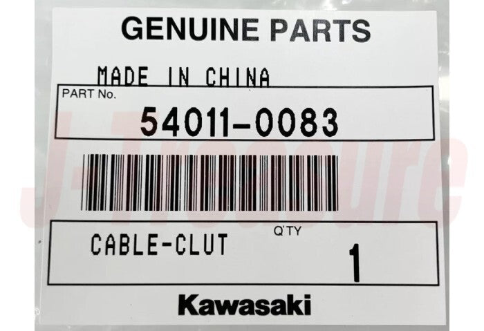 KAWASAKI NINJA 650 EX650 2008 Genuine Cable Clutch 54011-0083 OEM