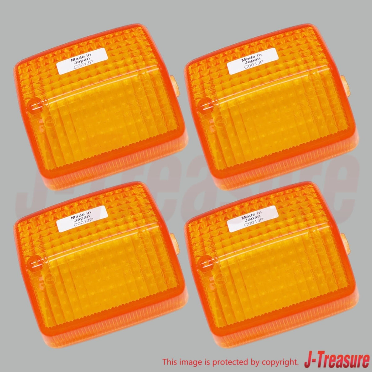 HONDA XR650L '93-09 '12-25 Genuine Turn Signal Lens 33402-MGW-305 x4 Set OEM