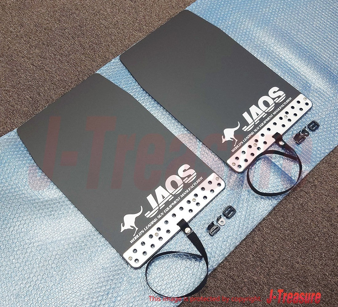 JAOS Mud Flap Splash Guard Black 2pcs RAV4 CH-R ESCUDO VITARA CX-5 OUT LANDER