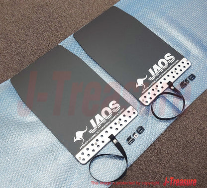 JAOS Mud Flap Splash Guard Black 2pcs RAV4 CH-R ESCUDO VITARA CX-5 OUT LANDER