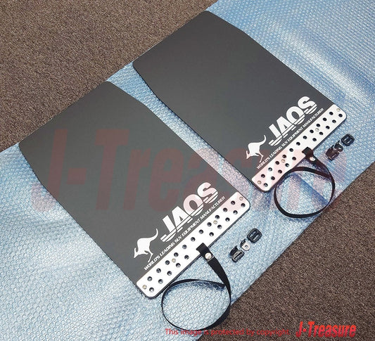 JAOS Mud Flap Splash Guard Black 2pcs RAV4 CH-R ESCUDO VITARA CX-5 OUT LANDER